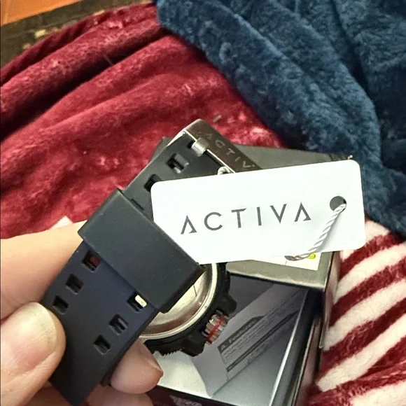 NWT INVICTA Activa Black Sports Watch